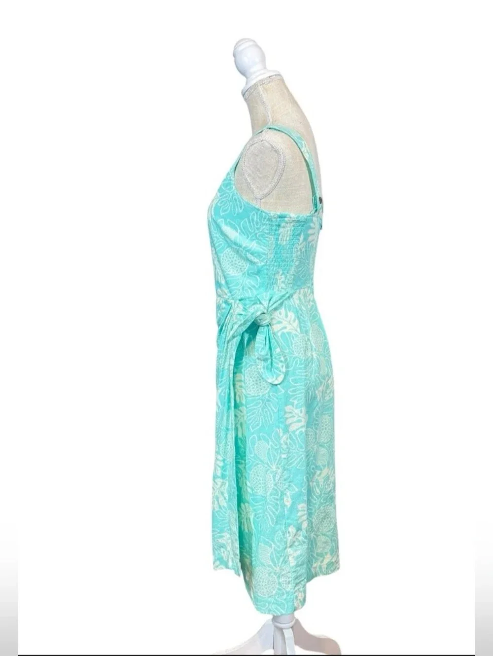 Patagonia Pataloha Dress Womens Organic Cotton True Wrap Smocked Sundress Sz 0
